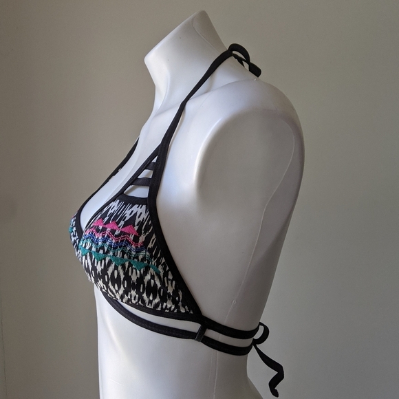 Ella Moss Tribal Dream Wrap Triangle Bikini Top XS - Picture 5 of 7